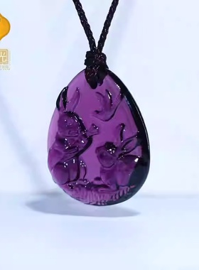 集雅轩宋韶光大师2026马年吉祥物生肖属兔 灵兔报喜 琉璃吊坠礼品