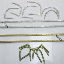 Saddle bar saddle copper strips saddle side strips Mongolia saddle accessories suit pure copper embossing 1 2 cm widening saddles