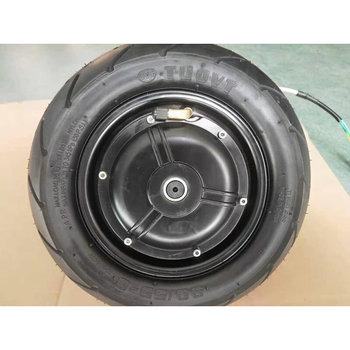 Tanxin-10 ນິ້ວ shaft ຂ້າງດຽວສູນຍາກາດຢາງລົດ kart motor 48v ພະລັງງານສູງຢາງກ້ວາງ brushless hub motor