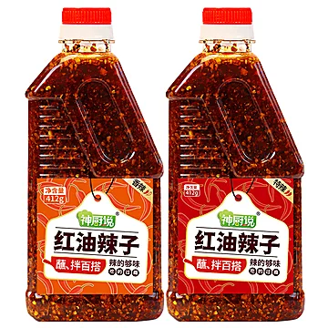 神厨说油泼辣子辣椒油412g瓶装[3元优惠券]-寻折猪