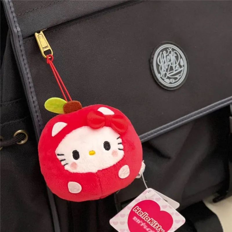 Kawaii Sanrio Plushie Toy Anime Head Kitty Bag Pendant Kt-图0