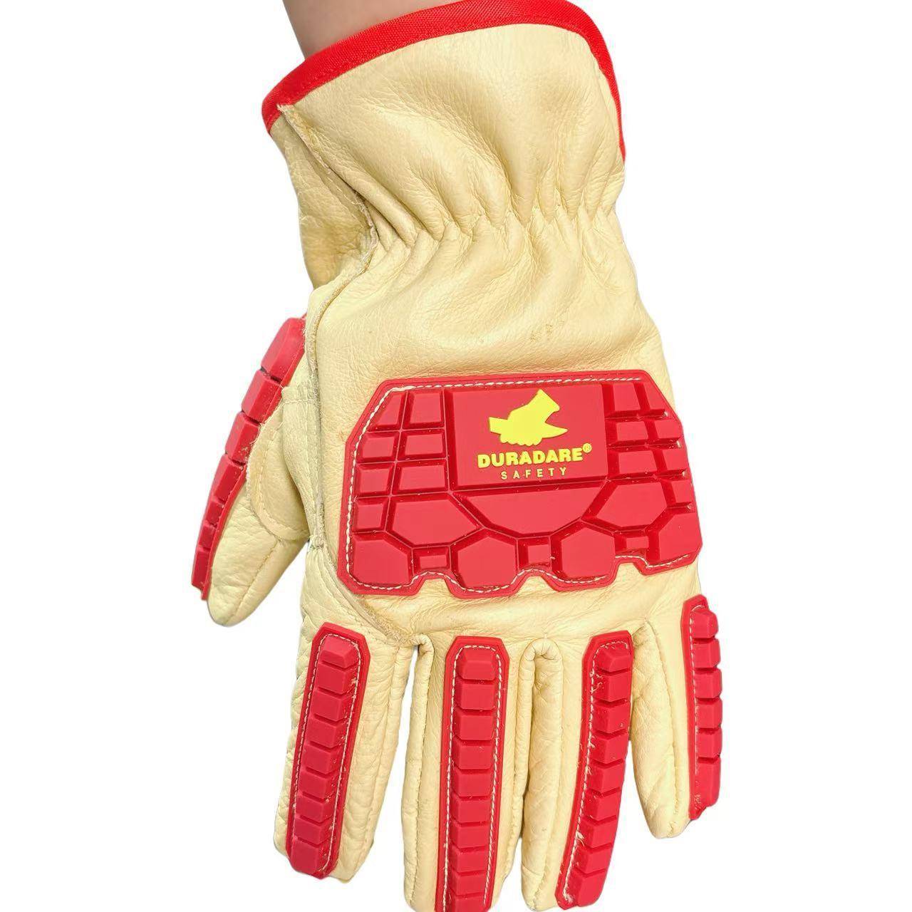 油田矿工防砸手套机械防震工地防撞油田煤矿劳保手套防划伤手套 - 图0