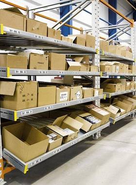 滚轮流利式货架先进先出物流货架仓库重力式货架