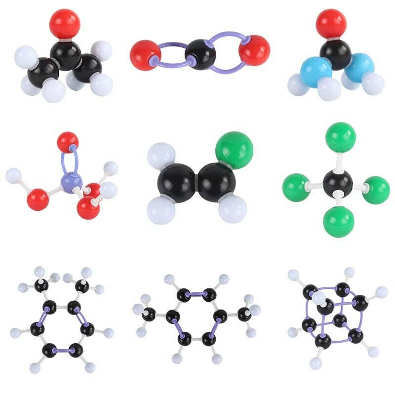 冰禹BYL-120实验室化学分子结构模型初中高中生物化学原子球棍比-图2