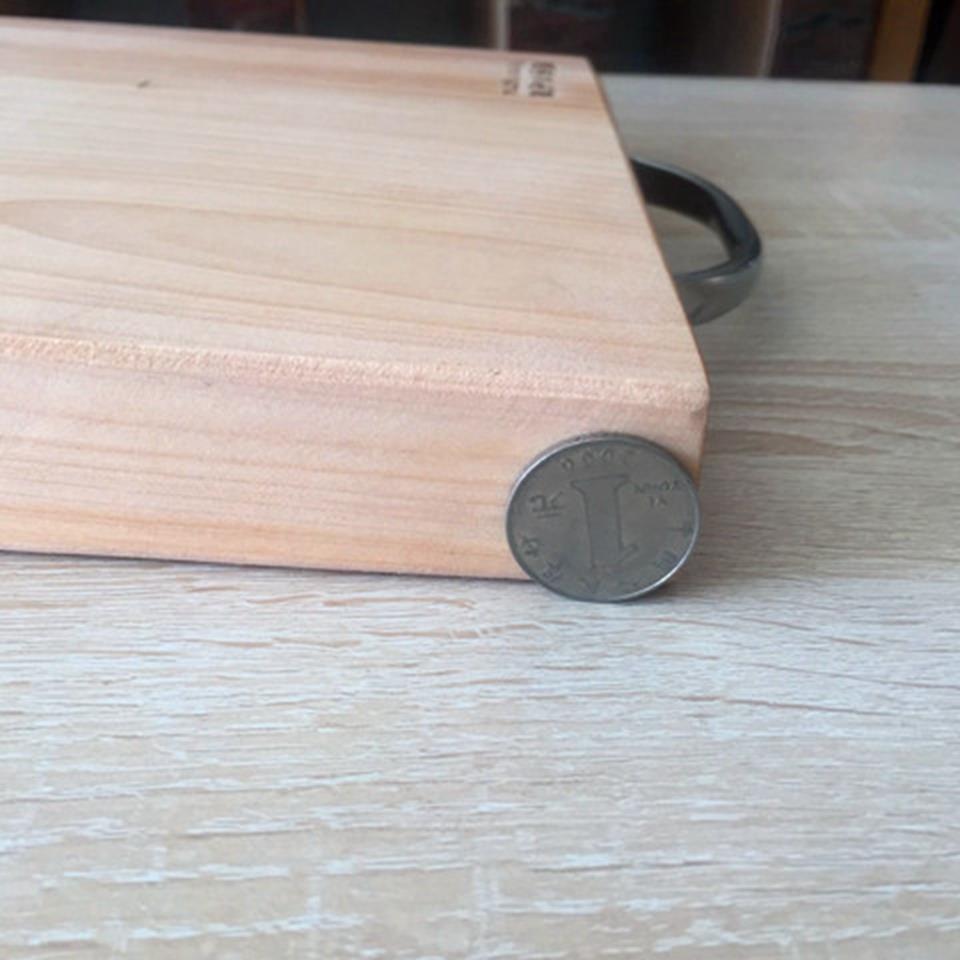 泰兴银杏木砧板整木白果树切菜板防霉抗菌家用长方形加厚实木案板 - 图2