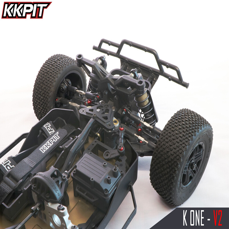 遥控电动模型车K1 KKPIT KONE-V2 1/10短卡 越野车碳纤轻量化包邮 - 图1