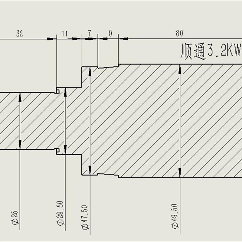 雕刻机主轴电机转子800W1.5KW2.2KW3.0K3.2KW5.5KW精雕机主轴配件 - 图3