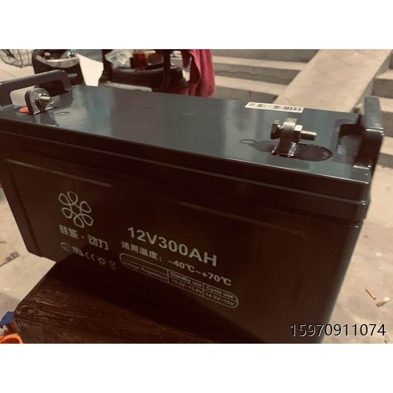 硅能动力12v300ah太阳能胶体电池 大容量家用12V 光伏发电路灯 - 图3