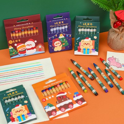 圣诞节礼物儿童创意礼品学生奖品小学生实用蜡笔套装幼儿园小朋友 - 图1