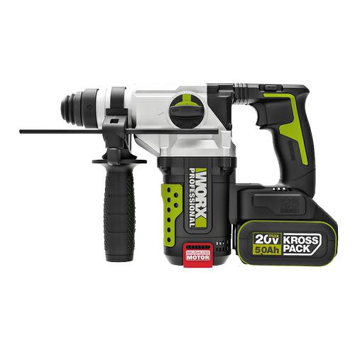 威克士WU389无刷电锤冲击钻大功率工业级混凝土打孔锂电锤WU389S - 图3