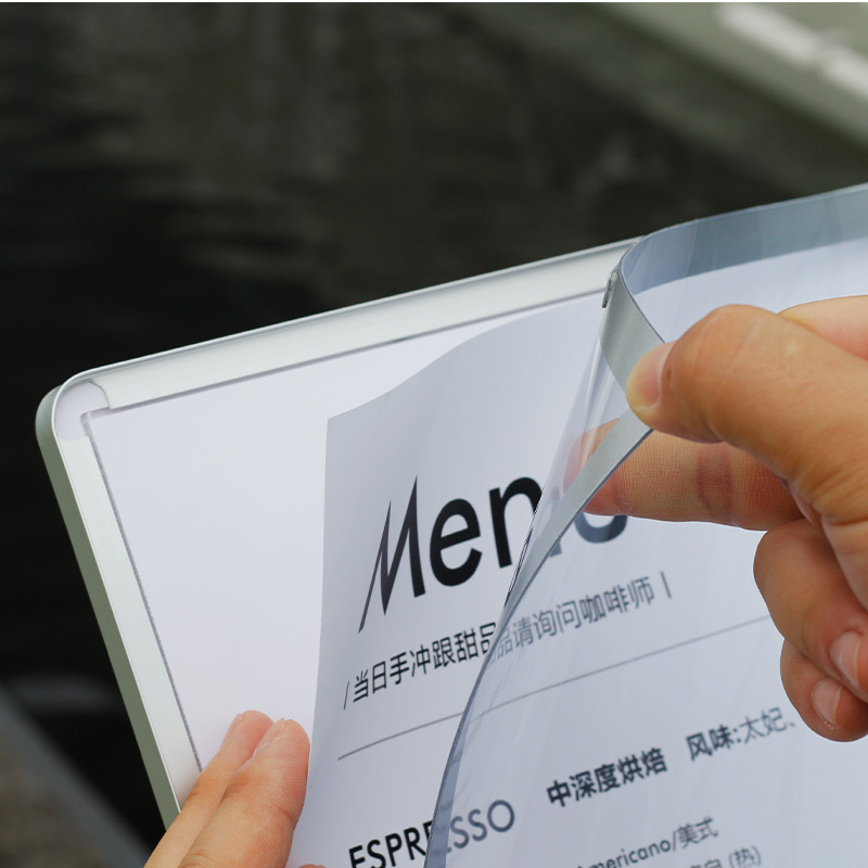 莲展示牌落地A3介绍指引导告示指示牌水牌参数支架A4立式广告牌 - 图3