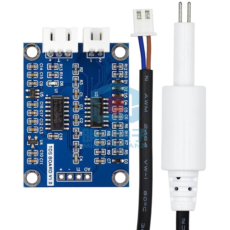 新款TDS传感器模块模拟信号溶解性固体水质检测适用于51/stm32-图1