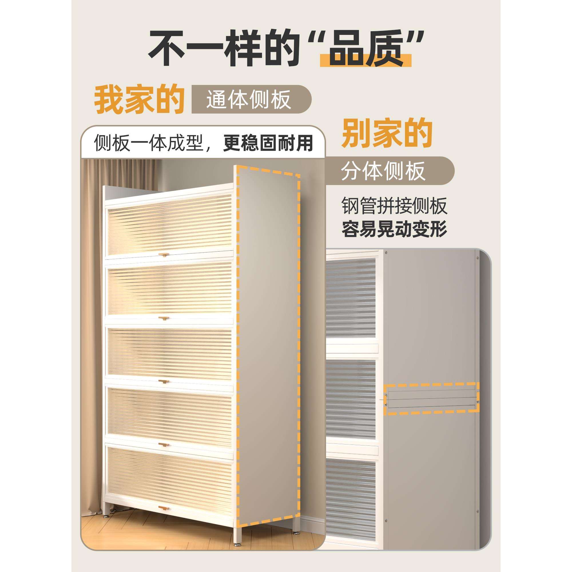 my钢制书架带门儿童书柜落地家用客厅储物柜防尘展示柜铁艺置物架 - 图0