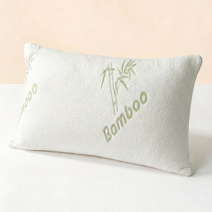 眠轻悠碎海绵枕头高回弹颗粒填充枕芯贴合颈椎透气枕透气不闷汗