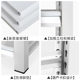 German kitchen shelf floor-standing multi-layer storage rack microwave oven household white cabinet shelf storage rack