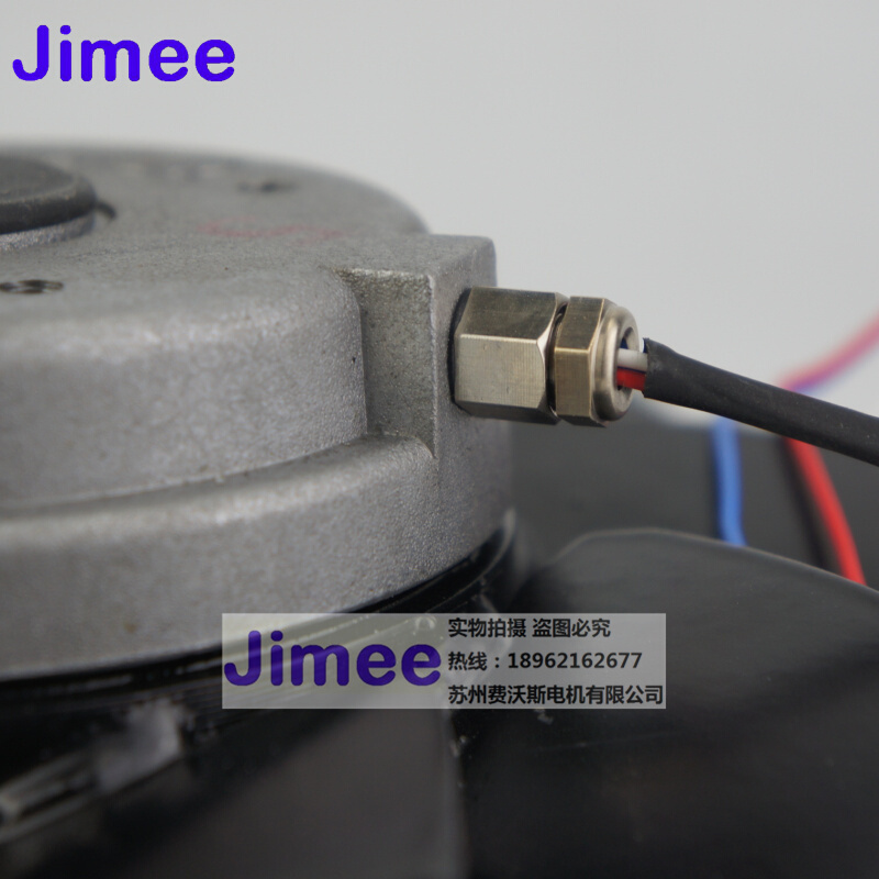 JIMEE 185FZL3-2WQ9 -MF00  CTB 186 主轴 变频电机 外转子 散热 - 图2