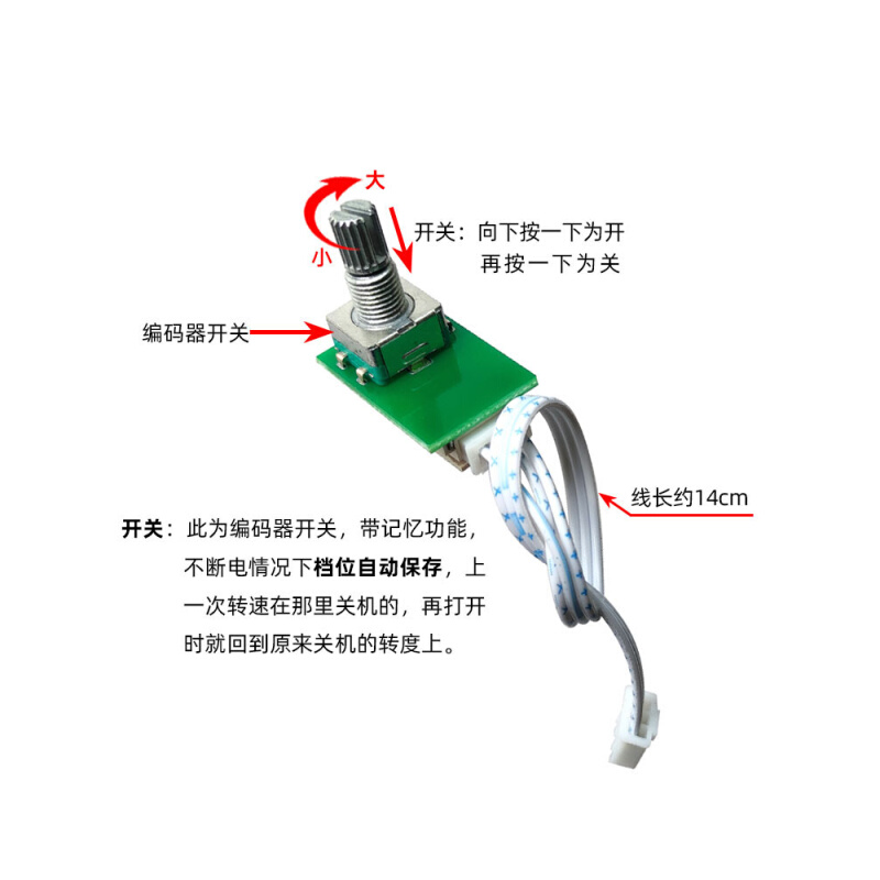 直流无刷电机调速器PWM/CLK正反转控制板风扇电机控制器12V24V-图0