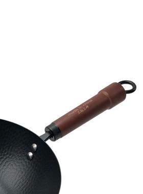 三叔三婶浙南小锅家用铸铁无涂层炒菜锅具26/28单人女生轻便适用