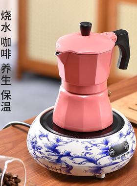 电陶炉家用煮茶壶不挑锅玻璃煮茶器套装耐高温电陶炉茶炉