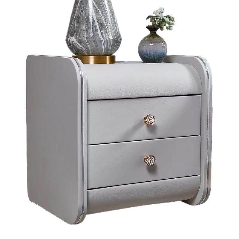 床头柜皮质软包卧室家用床边柜子实木小型简约窄储物柜免安装带锁,淘宝优惠券,粉丝福利购,淘宝优惠卷