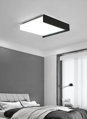 书房灯led吸顶灯现代简约时尚方形个性创意客厅卧室北欧房间灯具