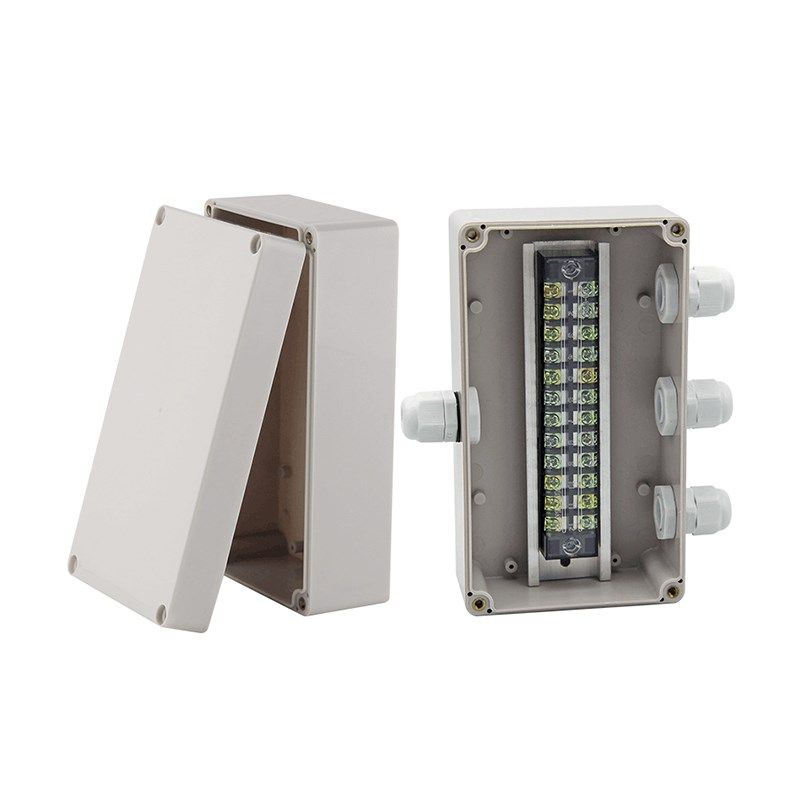 户外防水接线盒带端子分线盒电源电缆防护盒明暗装塑料监控过线盒,淘宝优惠券,粉丝福利购,淘宝优惠卷