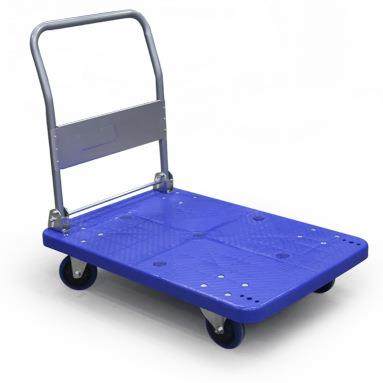 杭州科洁环境蓝色塑胶平板手推车600*910*880,淘宝优惠券,粉丝福利购,淘宝优惠卷