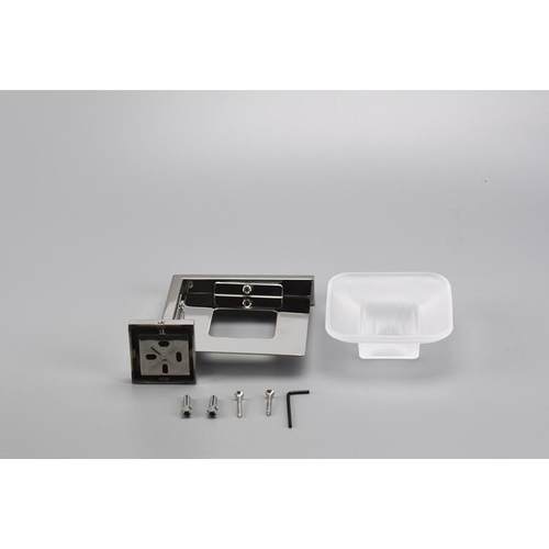 出口德国免打孔不锈钢肥皂盒香皂盒肥皂架香皂架皂碟皂网篮置物架 - 图1