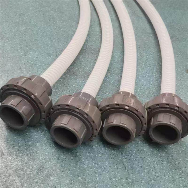 工业软管连接蚀刻机专用高温6分四氟波纹管翻边UPVC由壬活接,淘宝优惠券,粉丝福利购,淘宝优惠卷