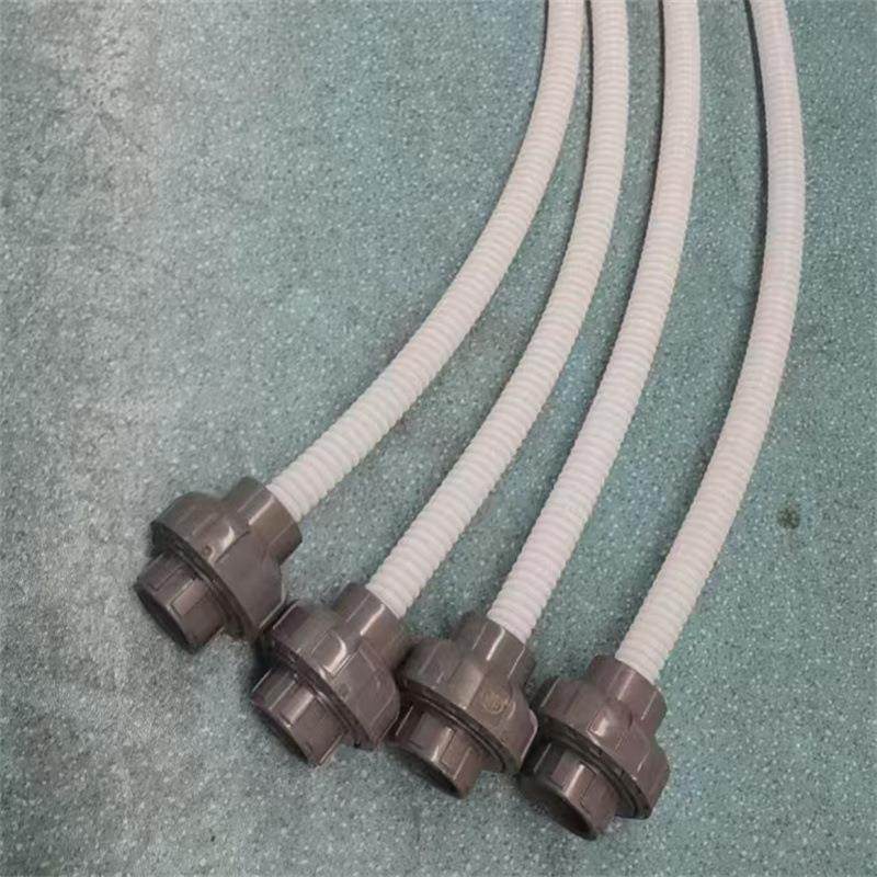 工业软管连接蚀刻机专用高温6分四氟波纹管翻边UPVC由壬活接,淘宝优惠券,粉丝福利购,淘宝优惠卷