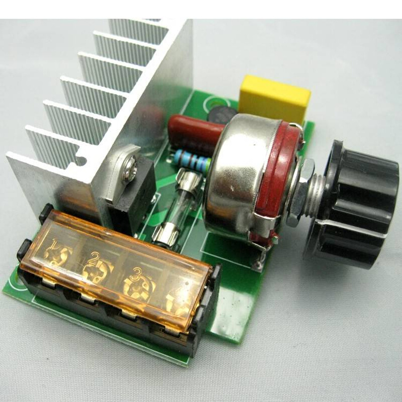 交流电机4000W进口大功率可控硅 电子调压器 调光 调速 调温 220V - 图0