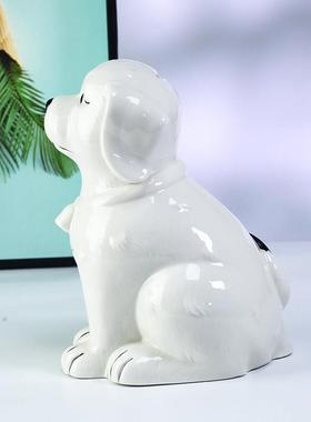 陶瓷狗12生肖招财风水家用旺宅客厅办公室工艺品桌面摆设可爱摆件