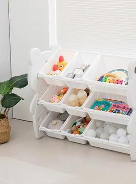 儿童玩具收纳架归纳婴幼儿储物收藏宝贝置物衣物整理柜儿童收纳架