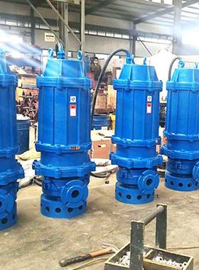 耐磨高铬合金潜水吸沙渣浆泵带搅拌式无堵塞大流量抽沙矿浆渣浆泵