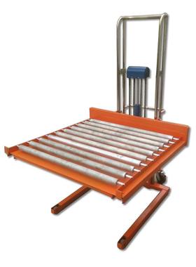 滚筒式简易堆高车电动叉车手推电动提升液压车高起升搬运液压车