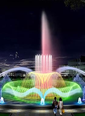 涌泉喷泉喷头水帘水幕波光跳泉大型音乐喷泉喷头全套设备