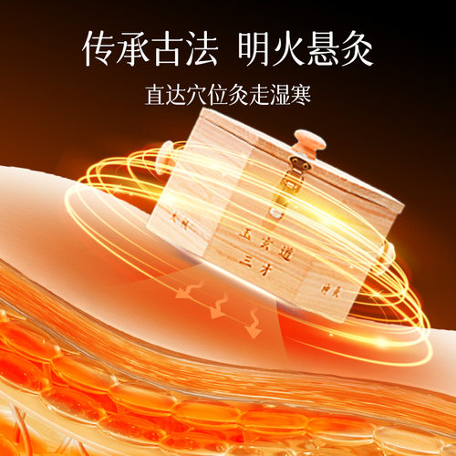 玉玄道三才腰腹灸盒紫微星灸盒四象灸盒龙骨灸盒关节灸盒艾灸 - 图0