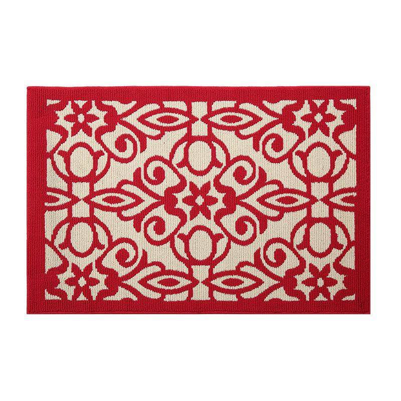 红色入户地垫乔迁门垫用防滑婚庆氛围地毯除尘耐磨新年玄关脚垫,淘宝优惠券,粉丝福利购,淘宝优惠卷