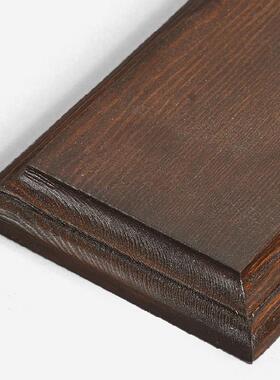 蘑菇空间|全手工做旧实木底座 开关底座 老式开关底盘复古开关座