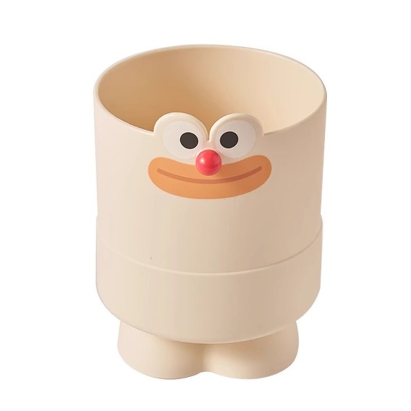 多巴胺化妆刷收纳筒宿舍办公室桌面文具收纳笔筒梳妆台刷子置物架 - 图0