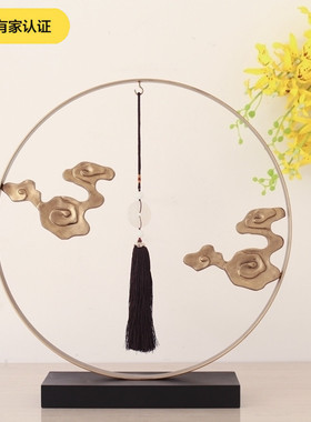 现代中式客厅电视柜创意工艺品摆设 书H房禅意摆件 家居玄关装饰