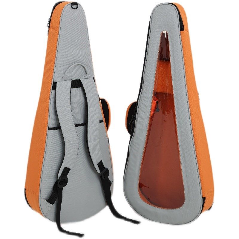 38寸吉他包个性实用潮流防水背包双肩多功能透明民谣旅行吉他包,淘宝优惠券,粉丝福利购,淘宝优惠卷