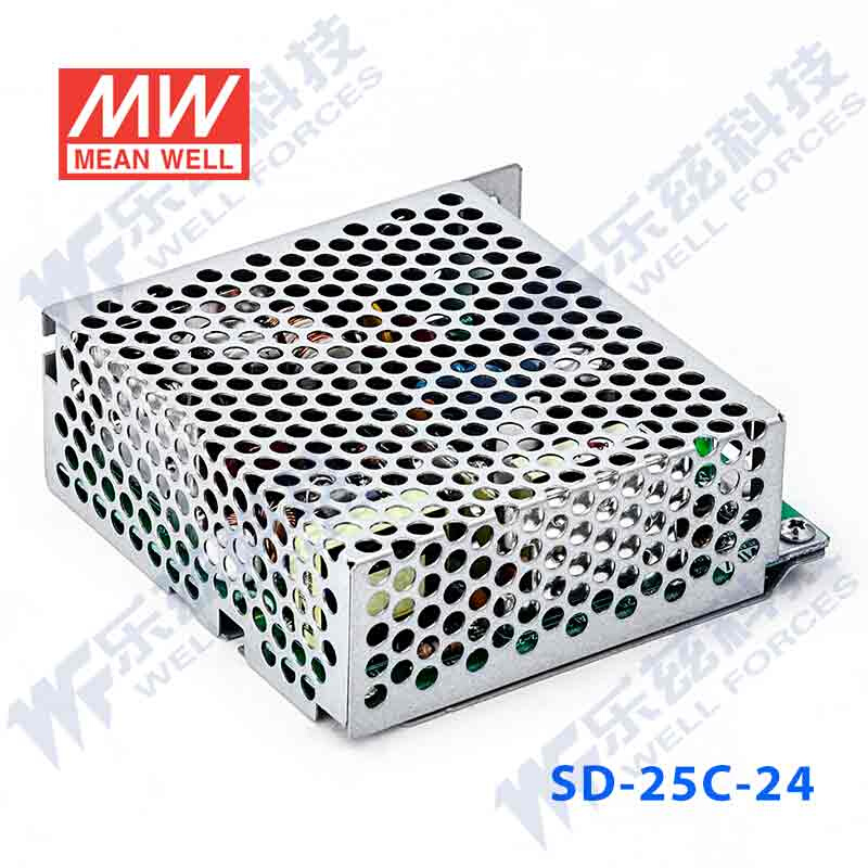 SD-25C-24台湾明纬25W(36~72V)48V变 24V1.1A DC-DC转换电源-图3