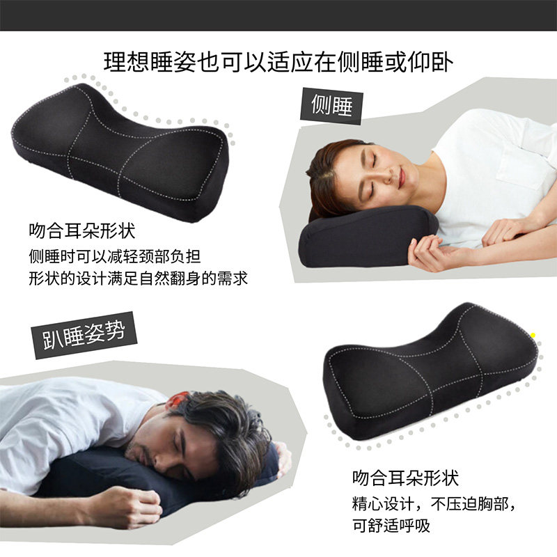 RAKUNA颈椎按摩枕头new肩颈舒缓疲劳酸痛多睡姿改失眠