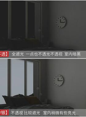 黑色全遮b光玻璃贴纸避光窗贴防光防晒隔光挡光遮光窗户神器遮阳