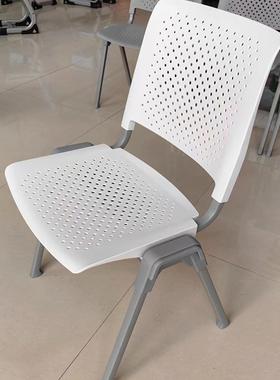 舒适办公椅子人体工学简约弓形靠背电脑椅久坐靠背会议椅培训椅厂