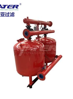卅亚过滤浅层砂过滤器全自动反冲洗砂石去除泥沙悬浮物节水过滤器