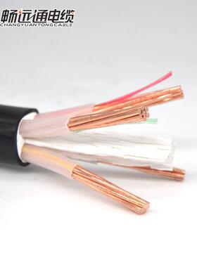 电力电缆yjv3*16+1平方铜芯电缆低压电气设备连接线地埋线