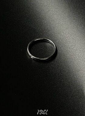 HOWX｜XSOSX联名单钻细款钛钢指环戒指