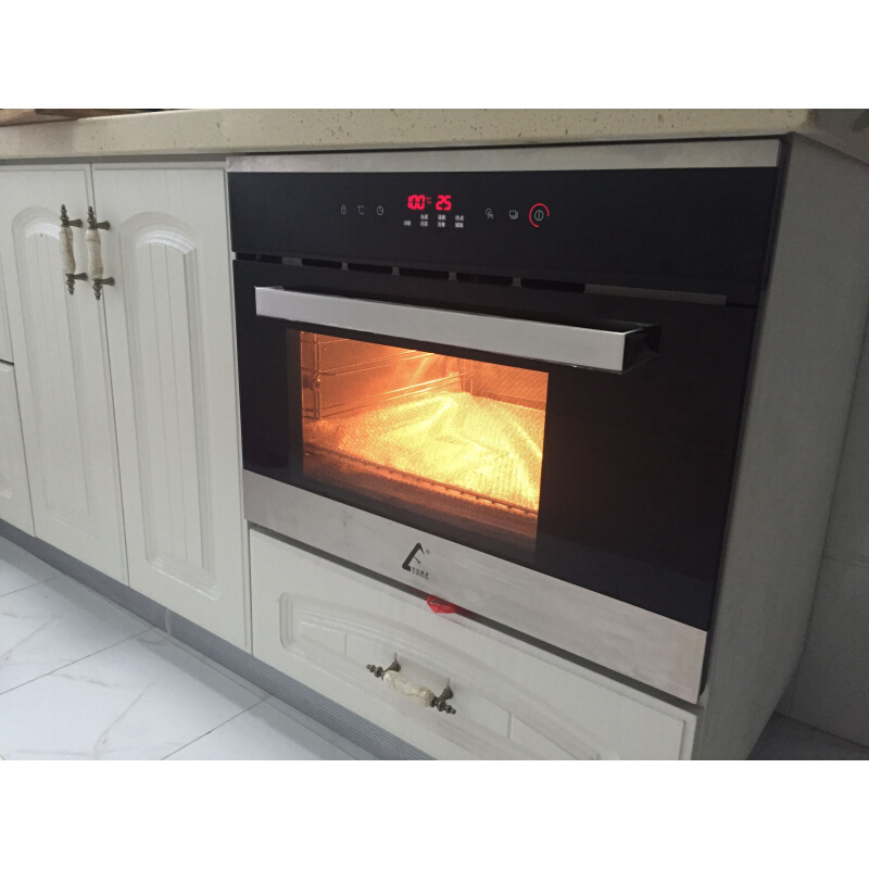 品牌代工 艾尔福达新款 内嵌式智能家用嵌入式电烤箱+可视窗蒸箱 - 图0